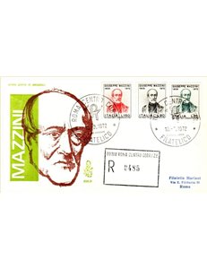 ITALY 1972 FDC (Venice) Giuseppe Mazzini collected mint condition