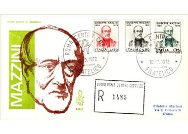 ITALY 1972 FDC (Venice) Giuseppe Mazzini collected mint condition