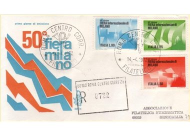 ITALIA 1972 FDC (Venetia) Fiera di Milano racc rm