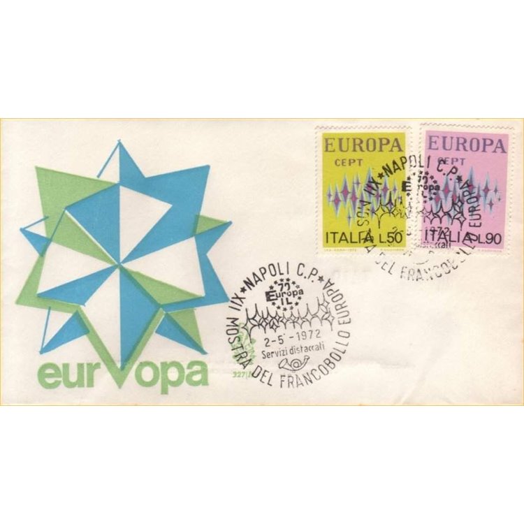 ITALY 1972 FDC (Venetia) Europa Cept na