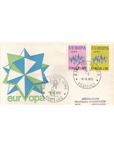 ITALIA 1972 FDC (Venetia) Europa Cept ord rm