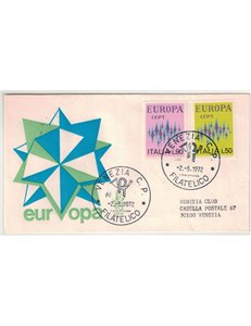 ITALY 1972 FDC (Venetia) Europe Cept ord ve
