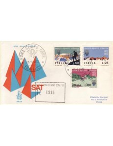 ITALY 1972 FDC (Venetia) Tridentine mountaineers registered rm