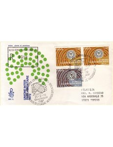 ITALY 1972 FDC (Venice) Inter-parliamentary Union registered