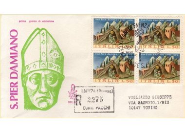 ITALIA 1972 FDC (Venetia) San Pier Damiani racc