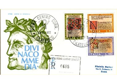 ITALY 1972 FDC (Venice) Divine Comedy collected mint condition