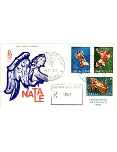ITALIA 1972 FDC (Venetia) Natale racc rm