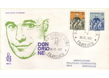 ITALY 1972 FDC (Venice) Don Luigi Orione ord