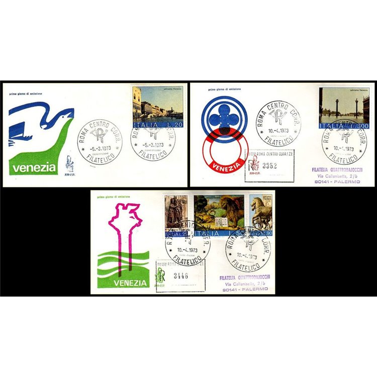 ITALY 1973 FDC (Venetia) Save Venice collection