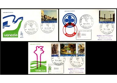 ITALIA 1973 FDC (Venetia) Salviamo Venezia racc rm