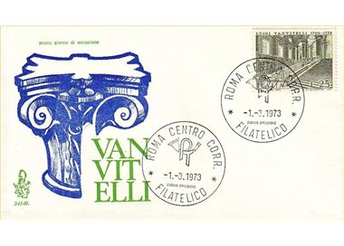 ITALIA 1973 FDC (Venetia) Luigi Vanvitelli ord