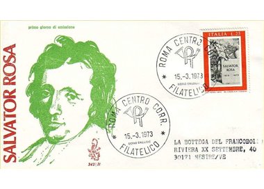 ITALIA 1973 FDC (Venetia) Salvator Rosa