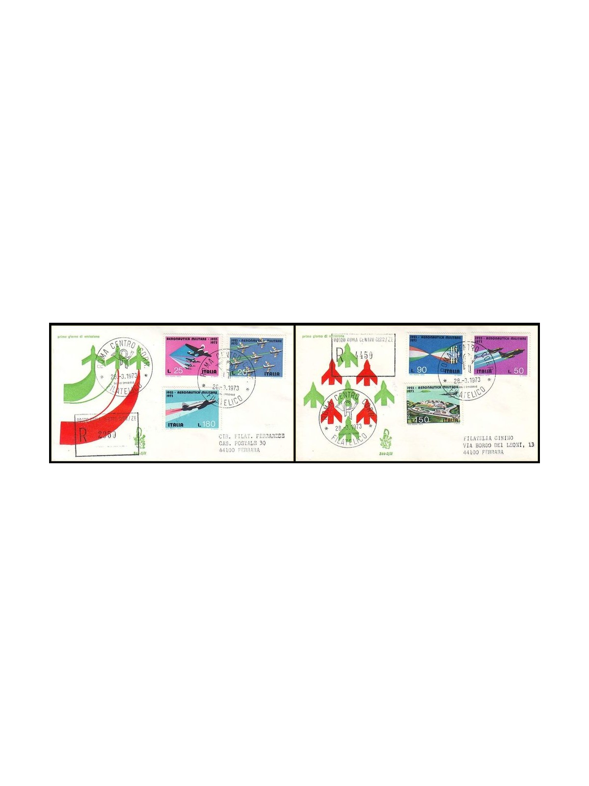 ITALIA 1973 FDC (Venetia) Aeronautica Militare racc