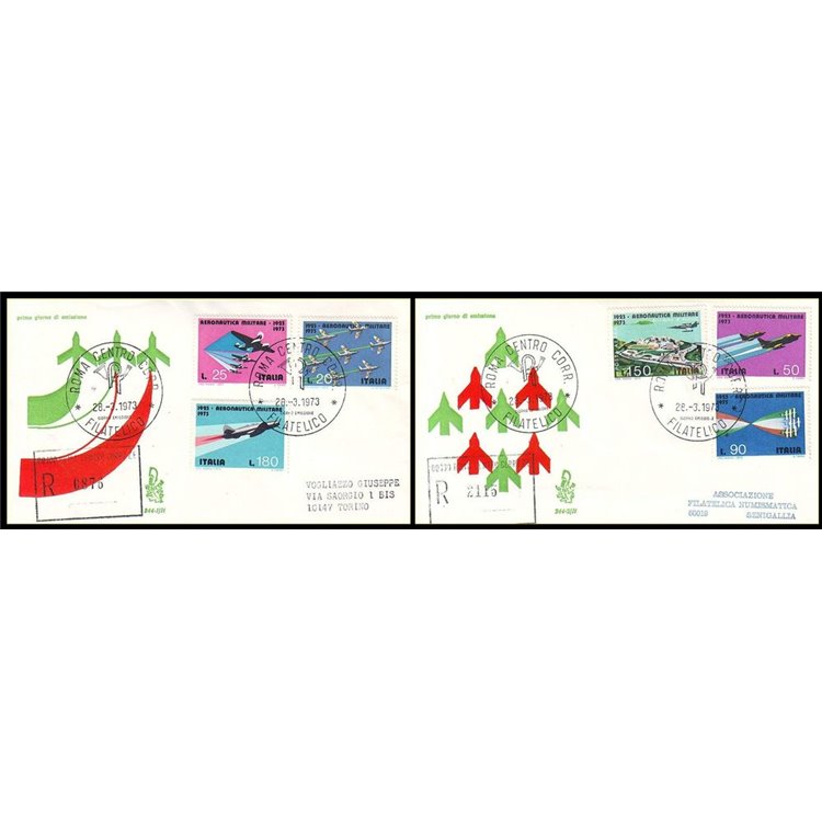 ITALY 1973 FDC (Venice) Air Force story