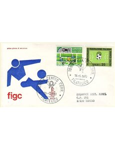 ITALIA 1973 FDC (Venetia) FIGC to