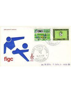 ITALIA 1973 FDC (Venetia) FIGC rm
