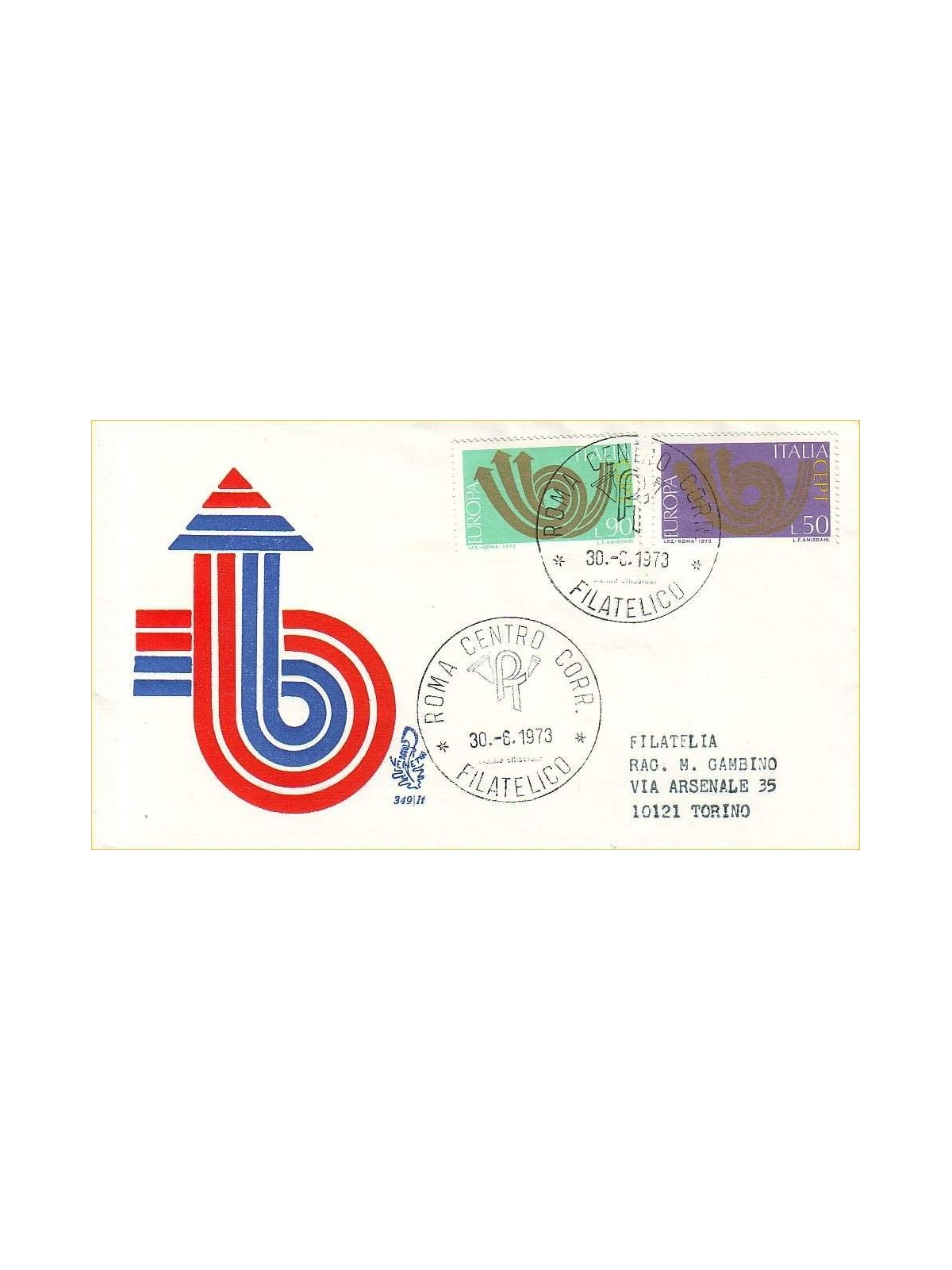 ITALY 1973 FDC (Venice) Europe