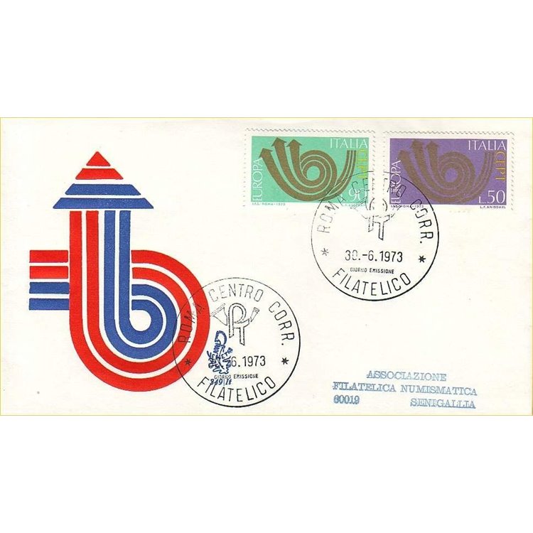 ITALIA 1973 FDC (Venetia) Europa ord