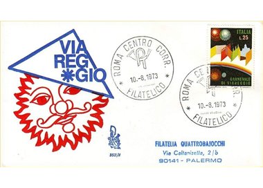 ITALY 1973 FDC (Venice) Viareggio Carnival ord