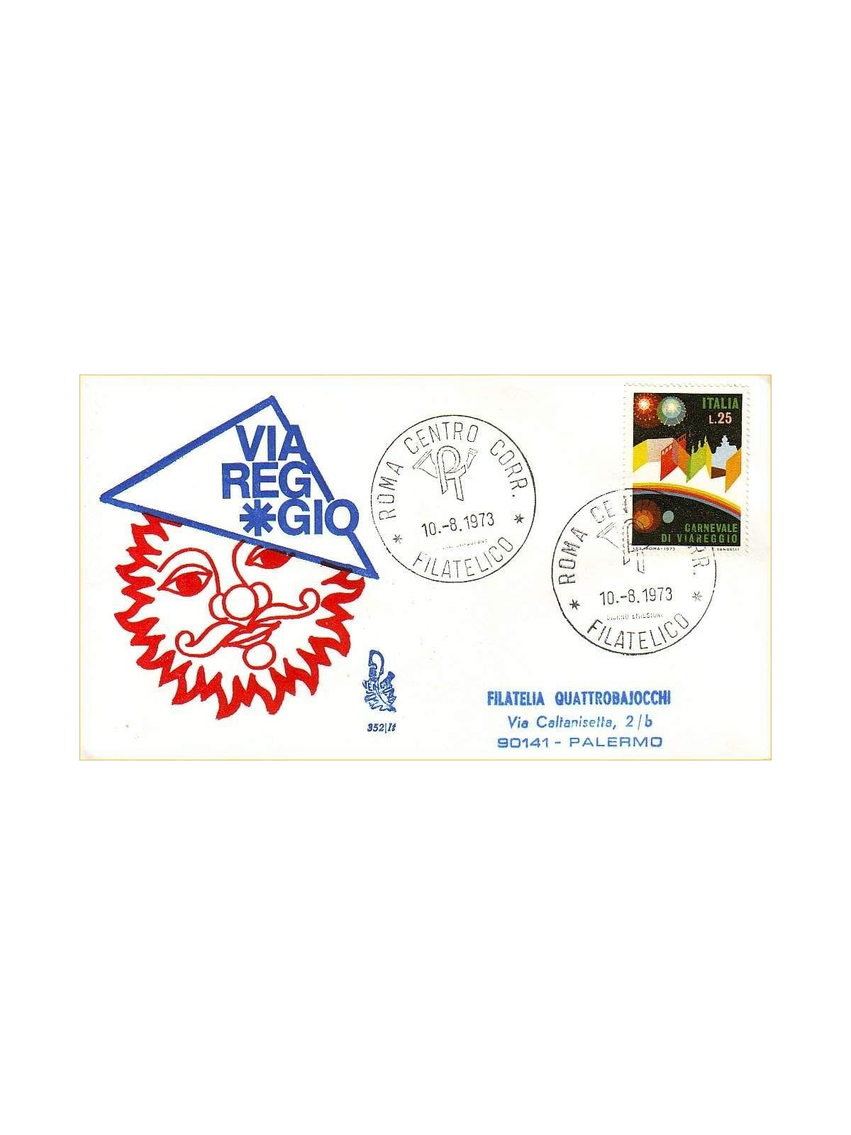 ITALY 1973 FDC (Venice) Viareggio Carnival ord
