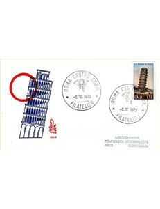 ITALIA 1973 FDC (Venetia) Torre di Pisa ord