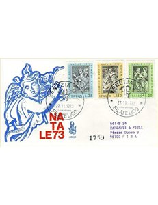 ITALY 1973 FDC (Venice) Christmas collection