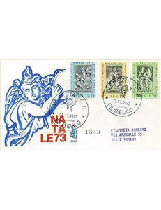 ITALIA 1973 FDC (Venetia) Natale