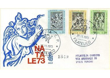 ITALIA 1973 FDC (Venetia) Natale