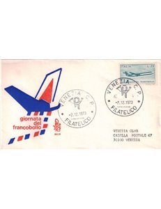 ITALY 1973 FDC (Venice) Ordinary Stamp Day