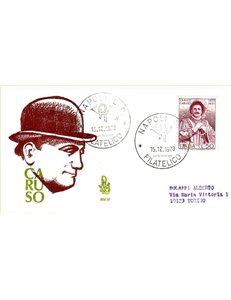ITALY 1973 FDC (Venetia) Enrico Caruso