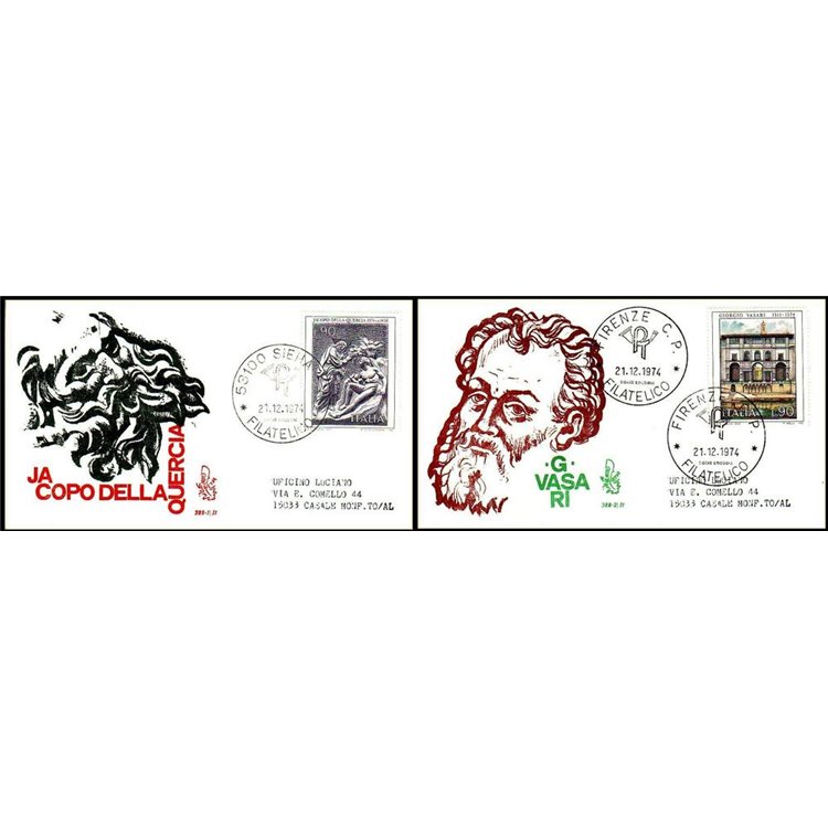 ITALY 1974 FDC (Venice) Italian Art