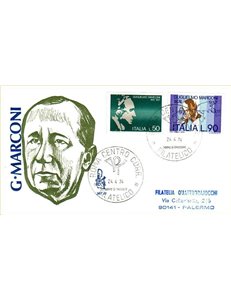 ITALIA 1974 FDC (Venetia) Guglielmo Marconi ord