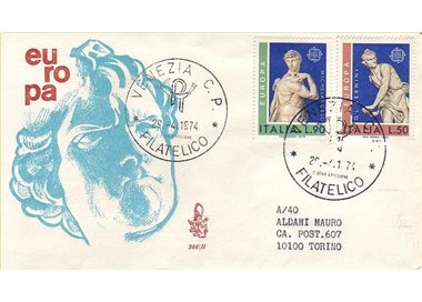 ITALIA 1974 FDC (Venetia) Europa
