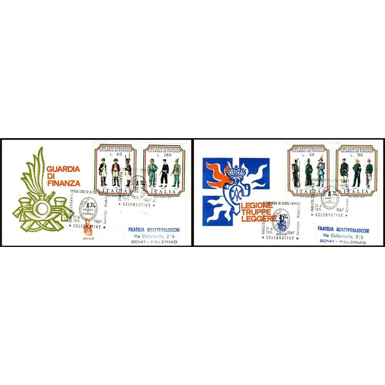 ITALY 1974 FDC (Venice) Guardia di Finanza ord