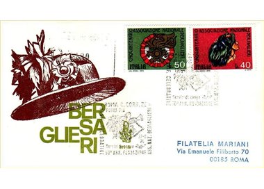 ITALY 1974 FDC (Venice) Bersaglieri