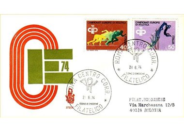 ITALIA 1974 FDC (Venetia) Atletica leggera ord