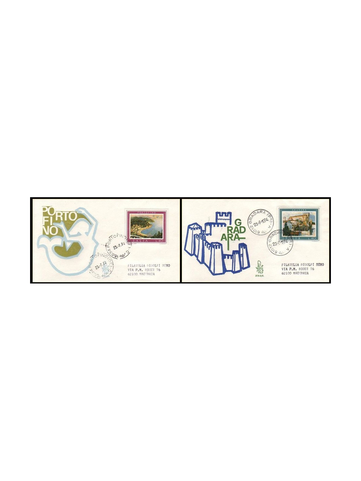 ITALY 1974 FDC (Venice) Tourism