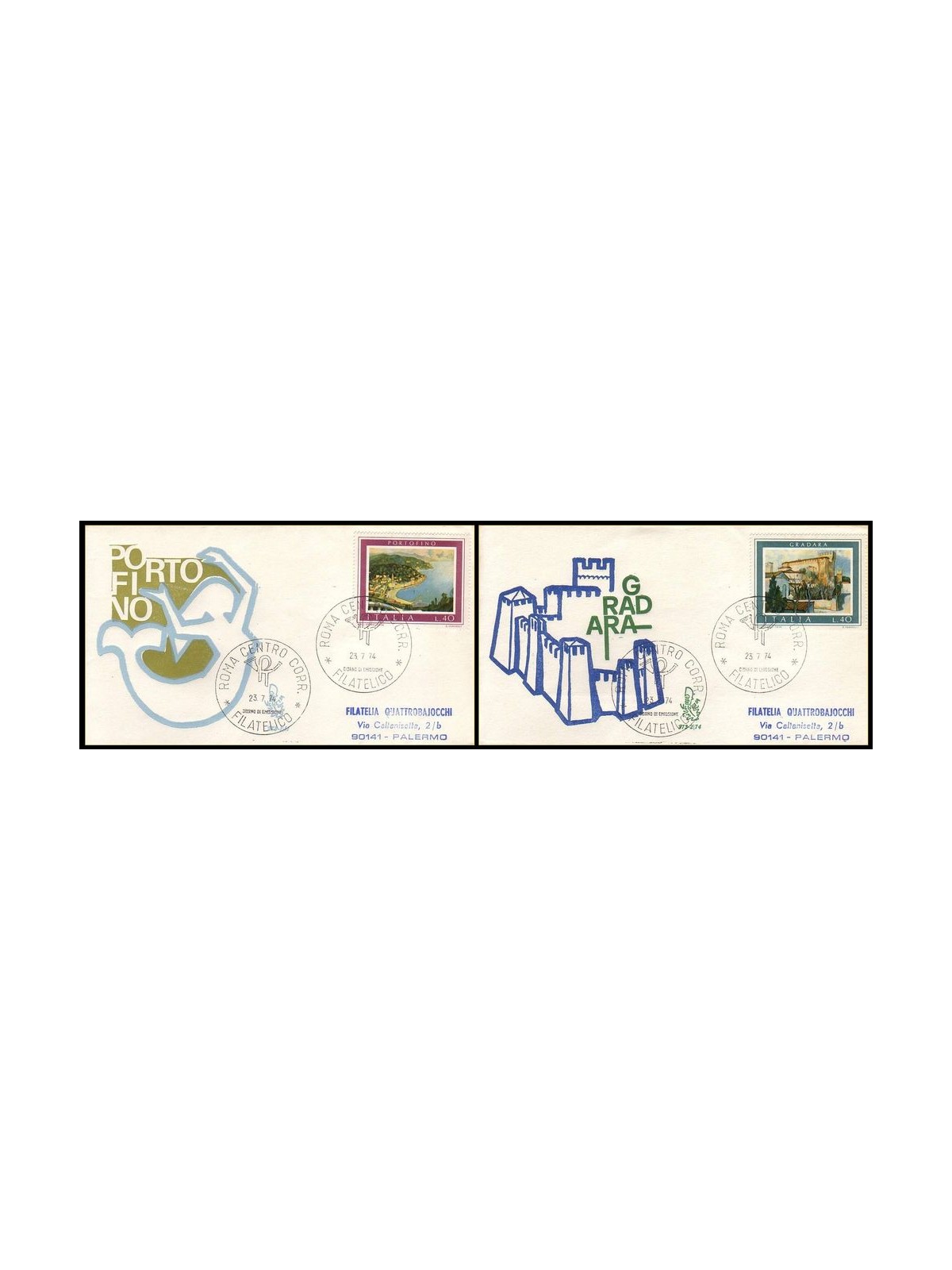 ITALY 1974 FDC (Venice) Tourism order
