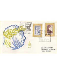 ITALY 1974 FDC (Venice) Francesco Petrarca