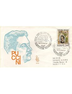ITALY 1974 FDC (Venice) Giacomo Puccini