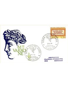 ITALY 1974 FDC (Venice) Varrone ord rm
