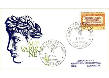 ITALIA 1974 FDC (Venetia) Varrone ord rm