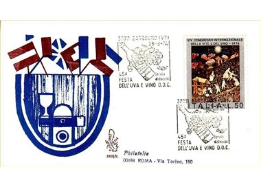 ITALY 1974 FDC (Venice) Vine and wine ord