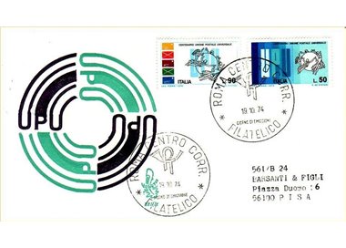 ITALY 1974 FDC (Venice) Upu