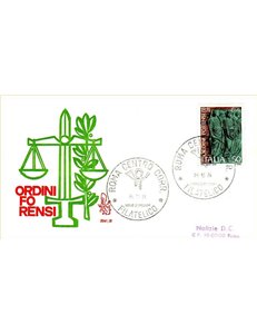 ITALIA 1974 FDC (Venetia) Ordine Forense ord