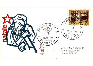 ITALY 1974 FDC (Venice) Christmas order