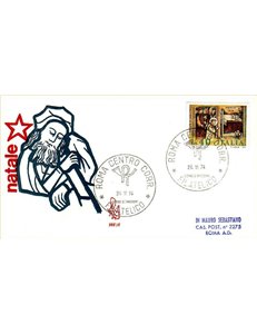 ITALY 1974 FDC (Venetia) Christmas ord rm
