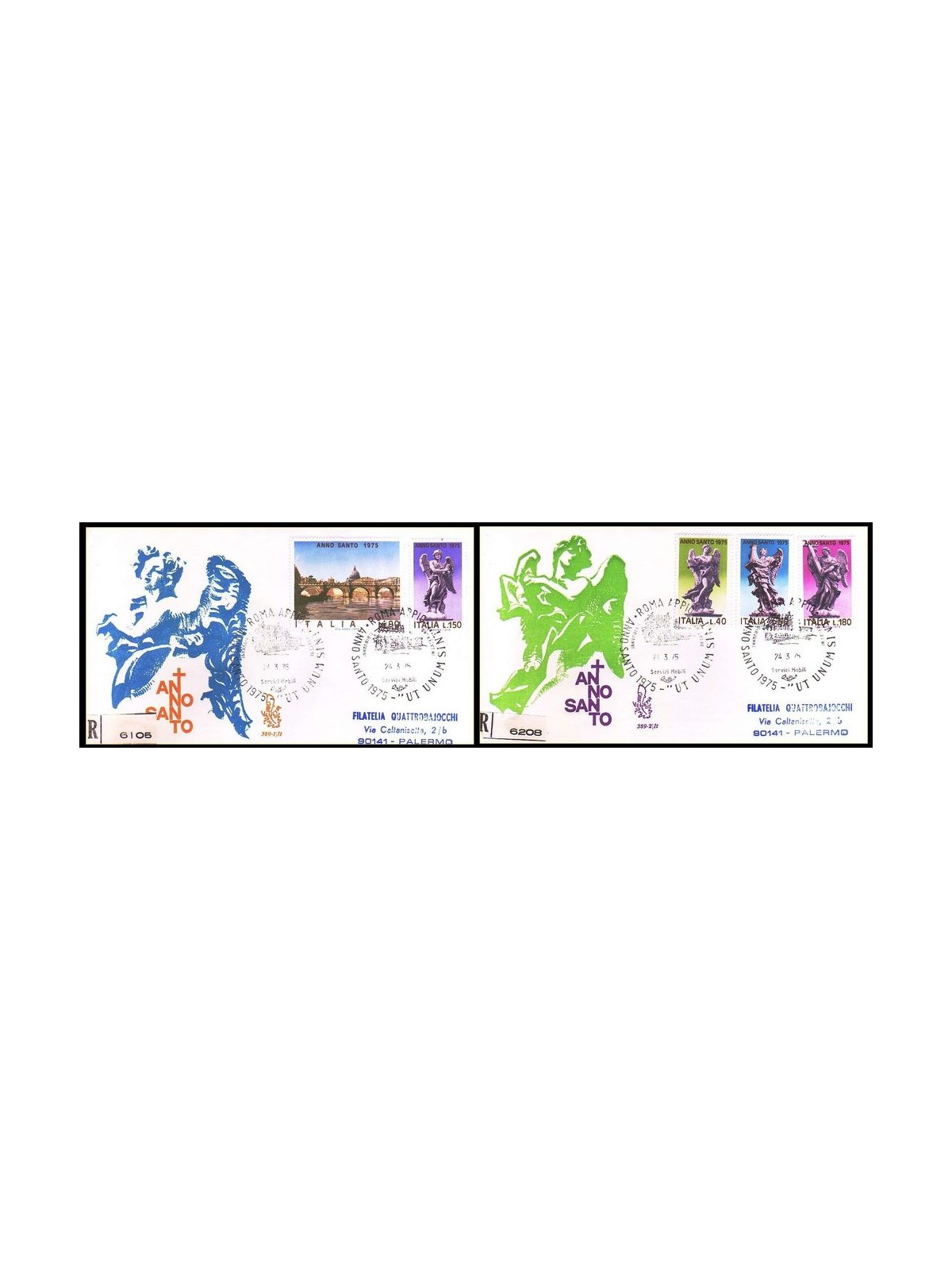 ITALY 1975 FDC (Venice) Holy Year collection 2