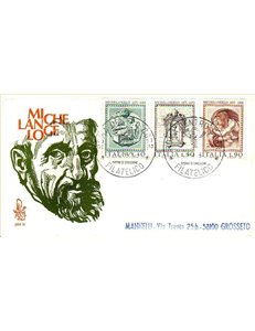 ITALY 1975 FDC (Venetia) Michelangelo ord rm