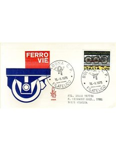 ITALIA 1975 FDC (Venetia) Ferrovie